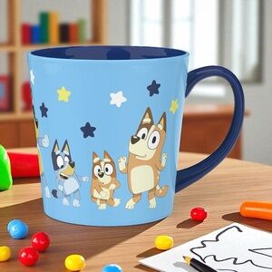 15oz Bluey & Characters Stoneware Mug